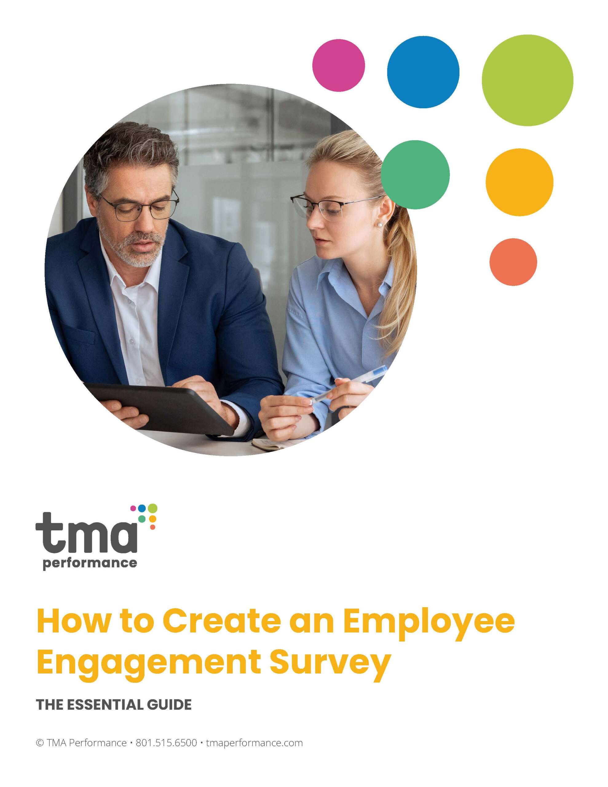 Cover of How to Create an Employee Engagement Survey - The Essential Guide Cover by TMA Performance (formerly DecisionWise)