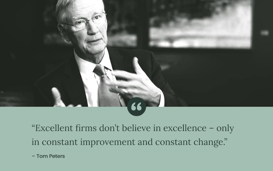 Tom Peters quote and image