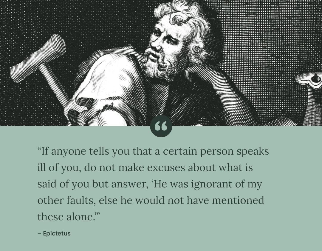 Epictetus quote and image