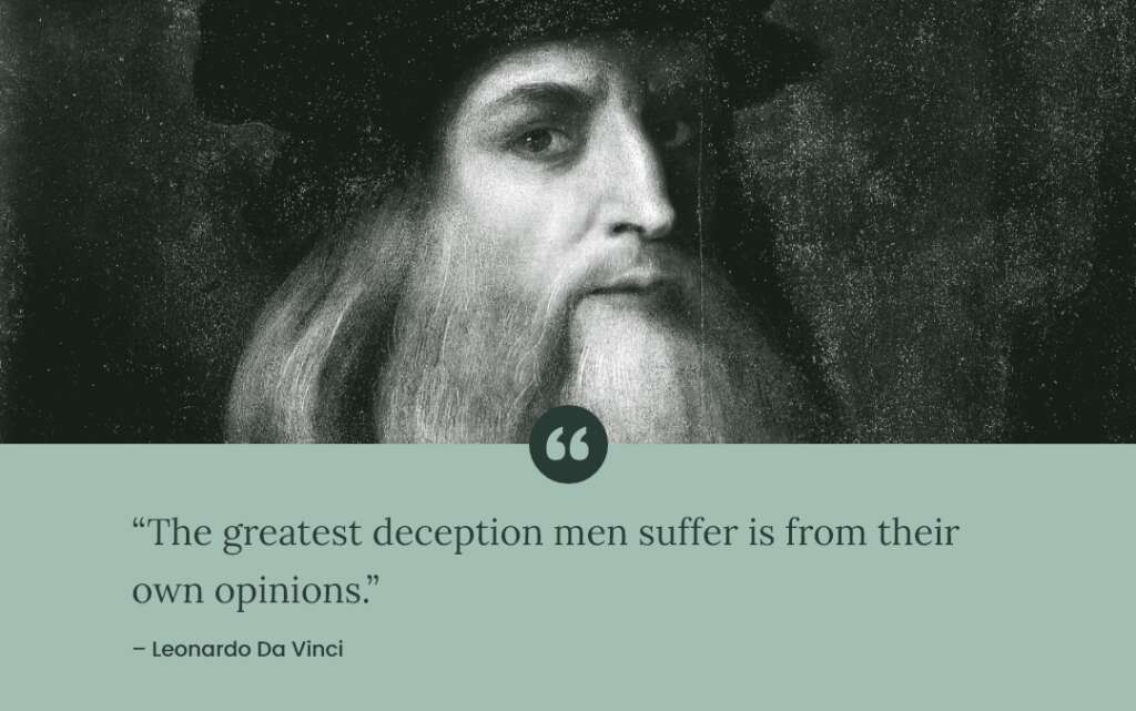 leonardo da vinci quote