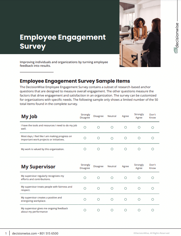 EE sample survey cover