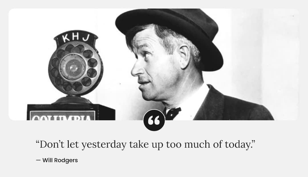 Will Rogers Quote and Image