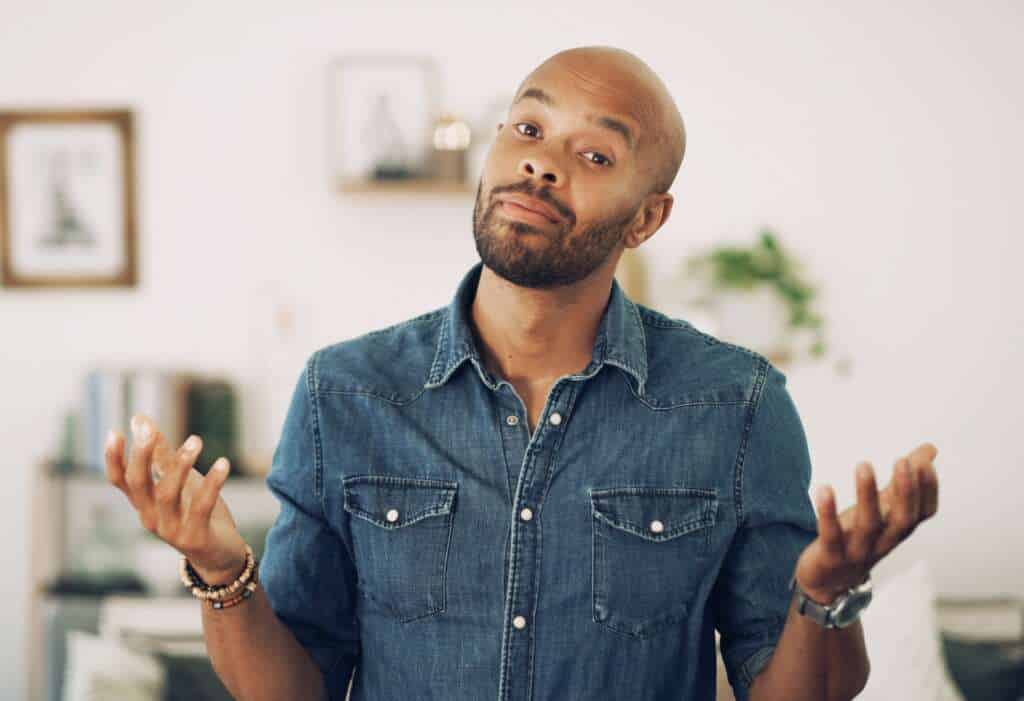 why-tmap Man with shrugged arms